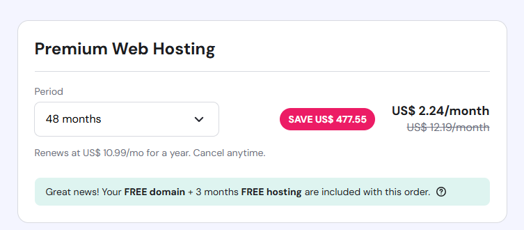 Hostinger黑五大促 WordPress/虚拟主机最高可享82%折扣 低至$2.24/月+3个月赠期