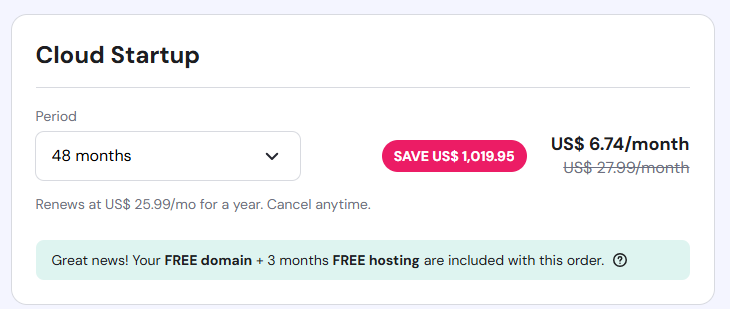 Hostinger黑五大促 WordPress/虚拟主机最高可享82%折扣 低至$2.24/月+3个月赠期