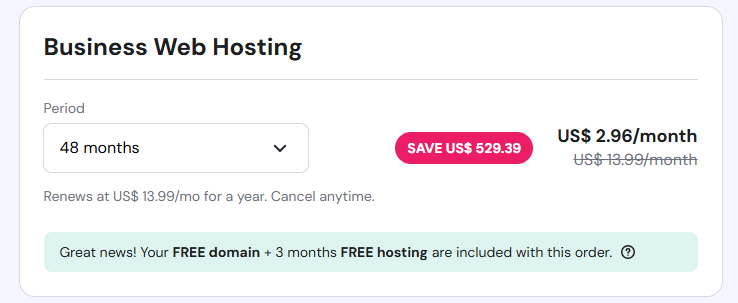 Hostinger黑五大促 WordPress/虚拟主机最高可享82%折扣 低至$2.24/月+3个月赠期